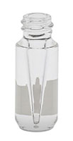 Clear Glass High Recovery Vials, 1mL, Threaded